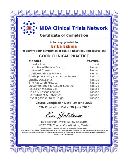 Сертификат GCP Эрика Ескина 2022–2025